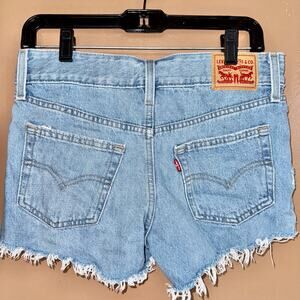 Levi's Levi Strauss Women's Superlow Shorts Blue Denim - Size 27